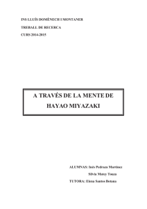 A TRAVÉS DE LA MENTE DE HAYAO MIYAZAKI