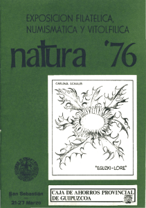 Exposición Filatélica, Numismática y Vitolfílica. Natura `76