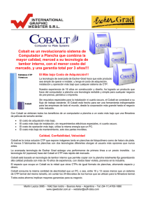 Cobalt es un revolucionario sistema de Computador a Plancha que