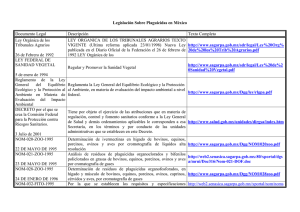 Legislación Sobre Plaguicidas en México Documento - RAP-AL