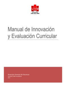 Manual de Innovación y Evaluación Curricular