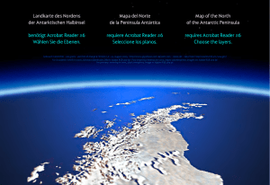 Landkarte des Nordens der Antarktischen Halbinsel