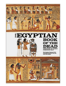 El Antiguo Libro Egipcio de Los Muertos