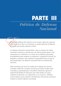 Política de Defensa Nacional - Ministerio de Defensa Nacional