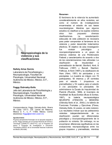 Revista Neuropsicología, Neuropsiquiatría y Neurociencias