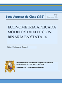 Serie Apuntes de Clase ΩΒΓ - Facultad de Ciencias Económicas
