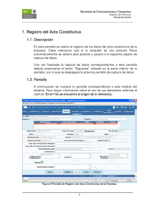 Manual de Usuario - Secretaría de Comunicaciones y Transportes