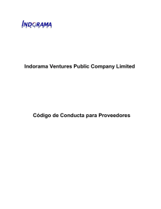 Indorama Ventures Public Company Limited Código de Conducta