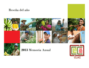 Informe anual de CLAC 2013