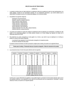 CIRCUITO GALLEGO DE TENIS DE MESA