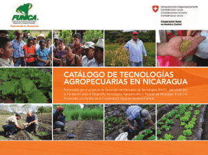 catálogo de tecnologías agropecuarias en nicaragua