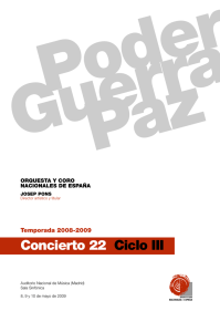 Concierto 22 Ciclo III - Orquesta y Coro Nacionales de España