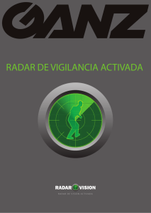 radar de vigilancia activada