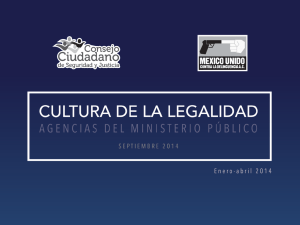 Informe de Resultados - Cultura de la Legalidad