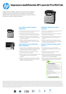 Impresora multifunción HP LaserJet Pro M521dn
