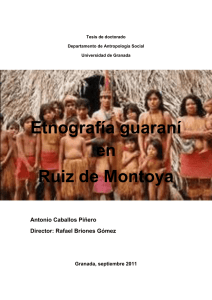 Etnografía guaraní en Ruiz de Montoya Antonio Caballos Piñero