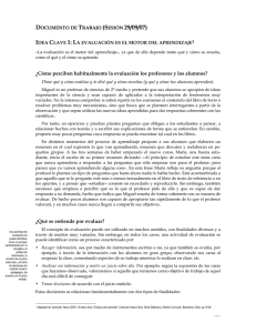 ¿Cómo perciben habitualmente la evaluación los profesores y los