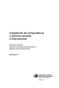 Compilación de jurisprudencia y doctrina nacional e internacional
