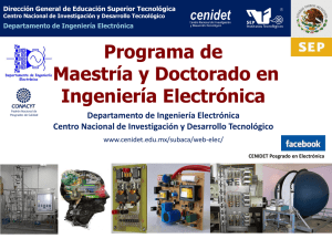 Maestrias y Doctorados en Electronica del CENIDET
