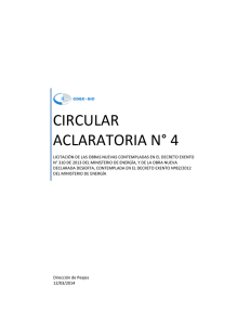 Circular Aclaratoria No4