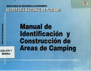Manual de Identificación y Construcción de Areas de Camping