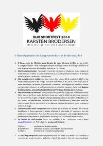 I - Bases Generales del Campeonato Karsten Brodersen 2014