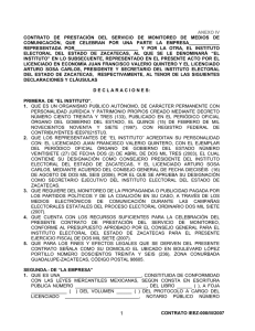 Anexo IV - Instituto Electoral del Estado de Zacatecas