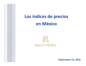 Los índices de precios en México