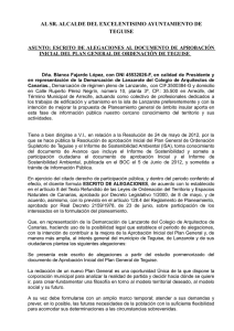 Documento de alegaciones - Demarcación de Lanzarote