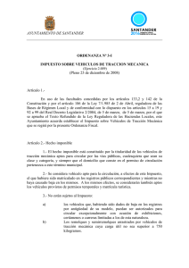 Texto de la ordenanza - Ayuntamiento de Santander