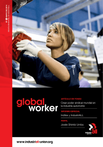 Crear poder sindical mundial en la industria automotriz Inditex y