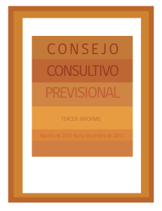 Informe año 2012 Consejo Consultivo Previsional