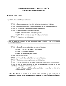 Módulo Legislativo - Universidad de Almería
