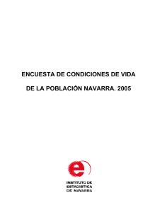 encuesta de condiciones de vida de la población navarra. 2005