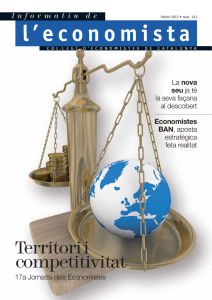 143 (febrer 2013) - Col·legi d`Economistes de Catalunya