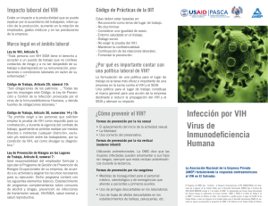 Infección por VIH Virus de Inmunodeficiencia Humana