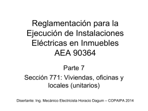 Reglamentación para la Ejecución de Instalaciones Eléctricas en