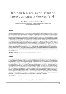 biología molecular del virus de inmunodeficiencia humana (vih)