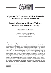 Migración de Tránsito en México: Violencia, Activismo, y Cambio