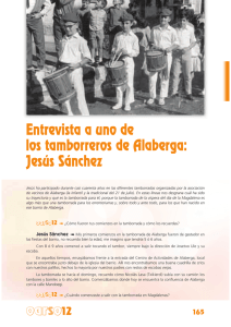 Entrevista a uno de los tamborreros de Alaberga: Jesús Sánchez