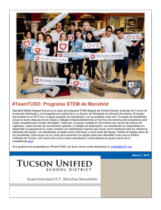 TeamTUSD: Programa STEM de Mansfeld