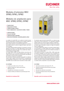 MSC SPM0/SPM1/SPM2 - EUCHNER GmbH + Co. KG
