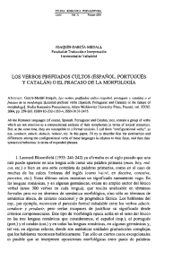 1. Leonard Bloomfield (1933: 241-242) ya afirmaba en el siglo