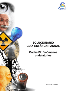 Solucionario Ondas IV: fenómenos ondulatorios 2016