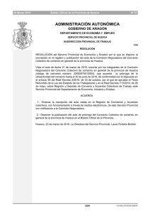 administración autonómica - Boletin Oficial de Aragón