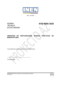 NTE INEN 3039 - Servicio Ecuatoriano de Normalización