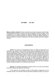 Dict. 188-07 - Gobierno de Aragón