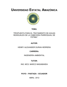 universidad estatal amazónica tema