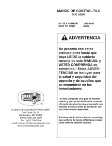 advertencia - Clemco Industries Corp.
