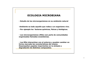 ECOLOGIA MICROBIANA
